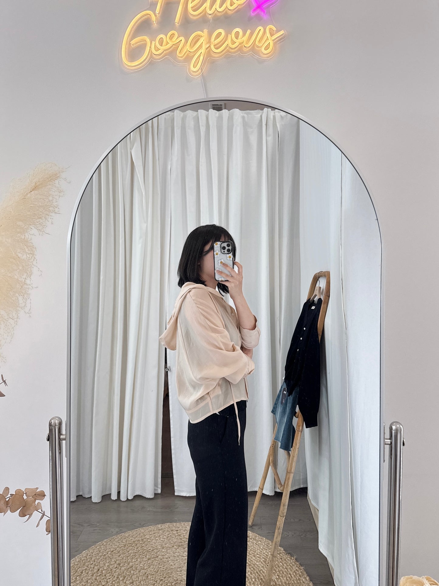 Tencel Hood Blouse