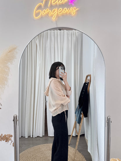 Tencel Hood Blouse