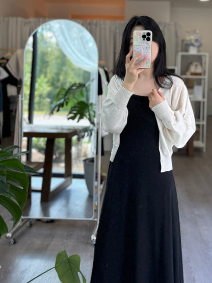 Linen Whole garment Cardigan(~9/8)