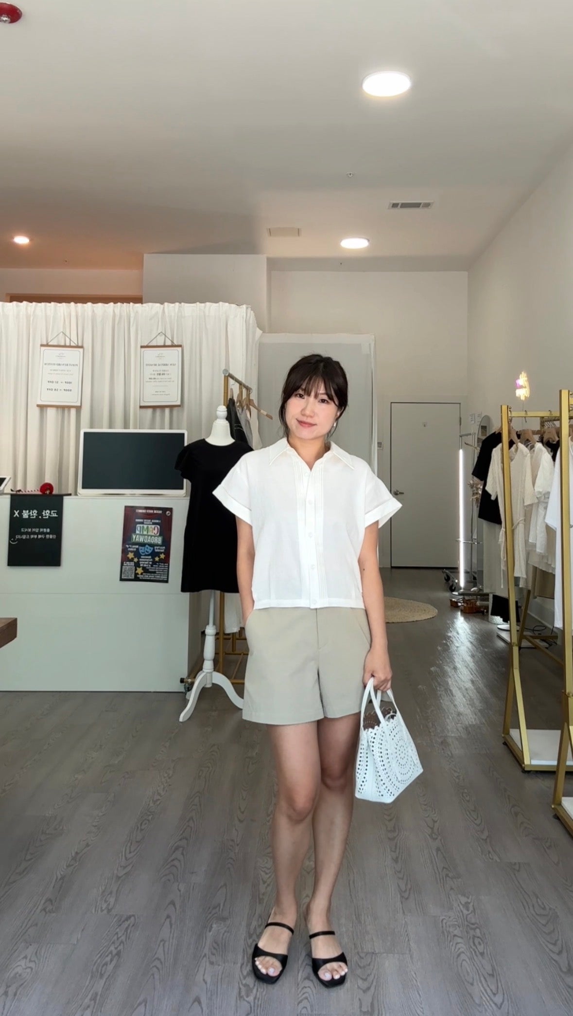 Mini Pintuck Blouse (~6/16)