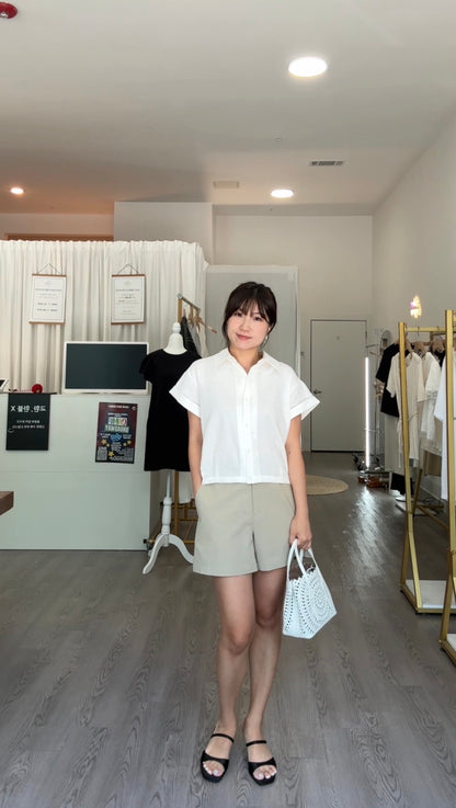 Mini Pintuck Blouse (~6/16)