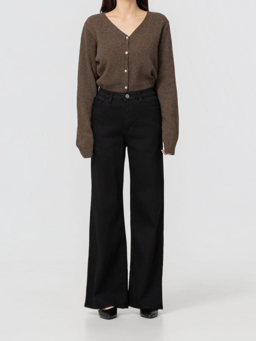 Flare Black Jeans - AdoreMeU