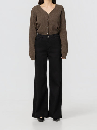 Flare Black Jeans - AdoreMeU
