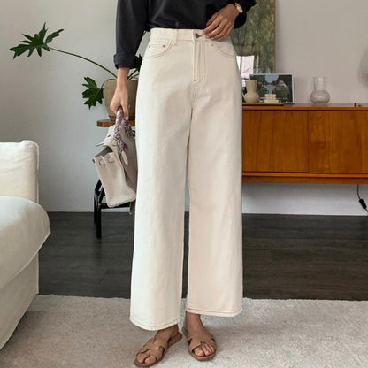 Stitchy Cream Pants