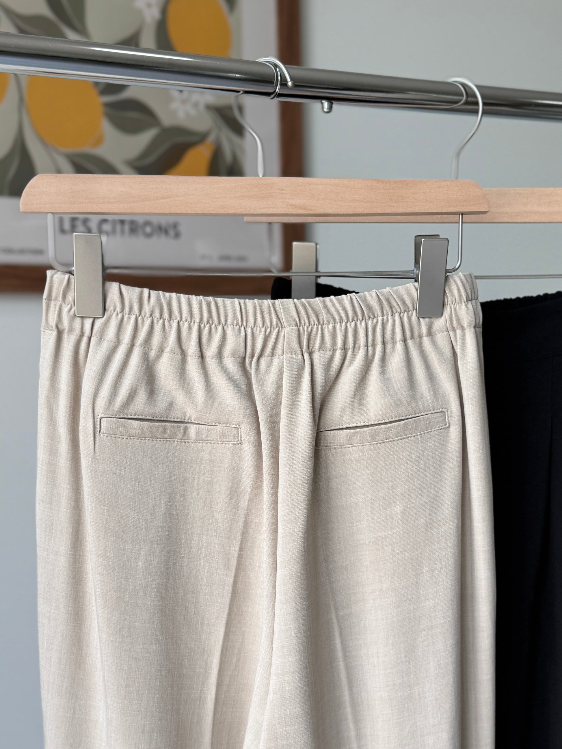 Sand Pintuck Slacks - AdoreMeU