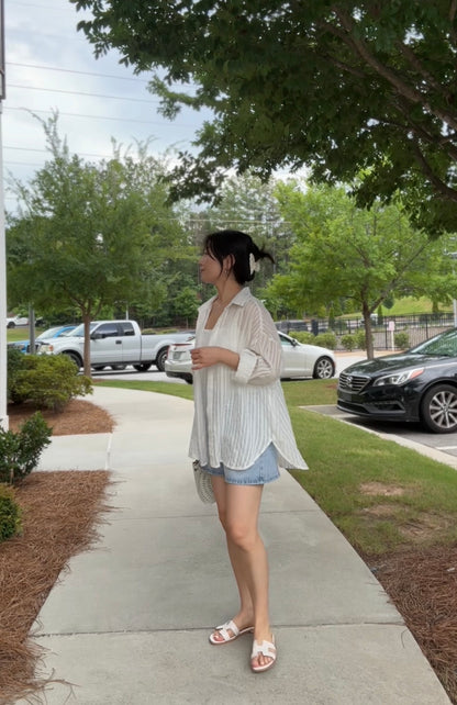 Sheer Stripe Shirt(~7/13)