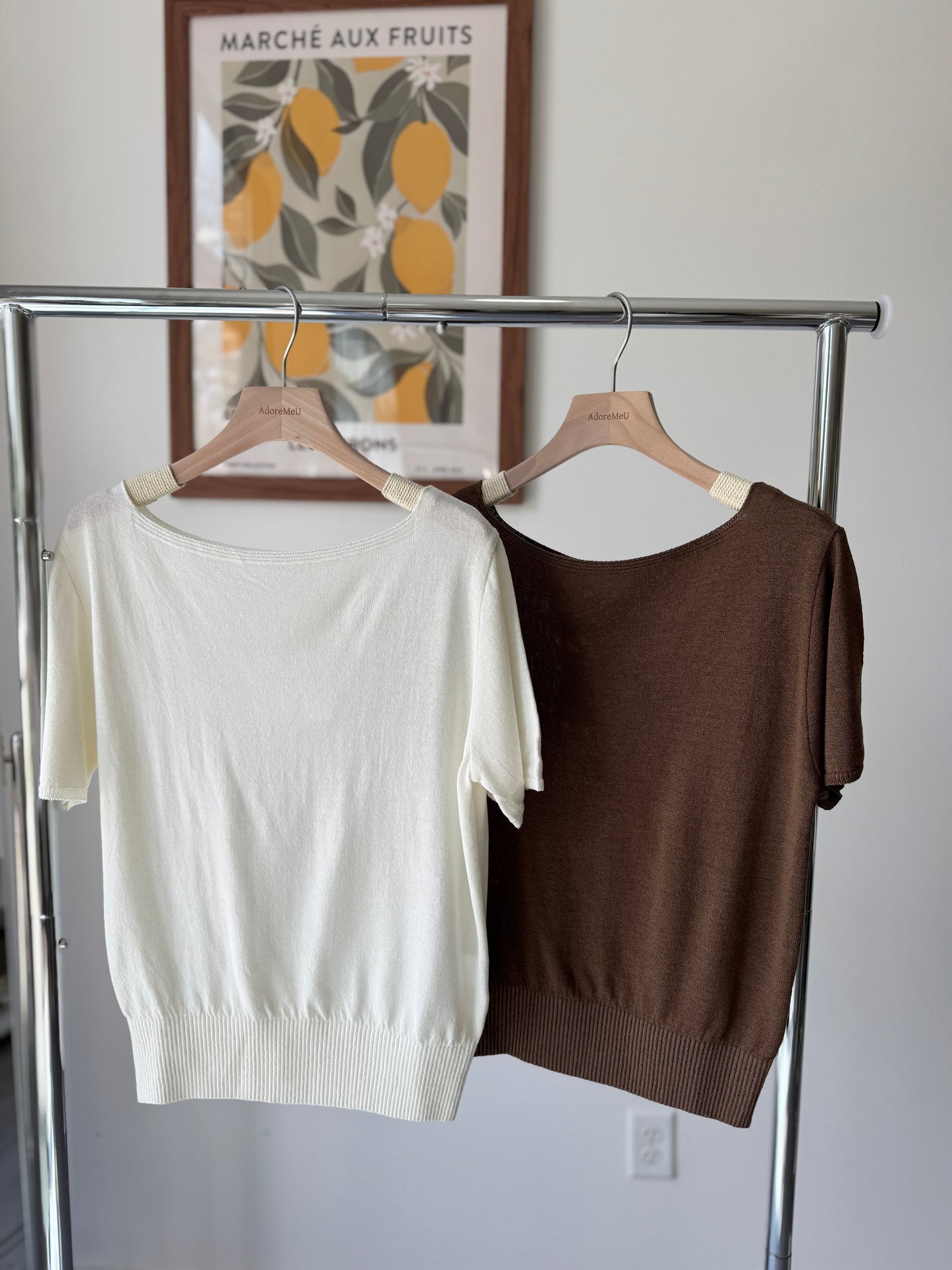 Roy Boatneck Knit Top(~9/1) - AdoreMeU