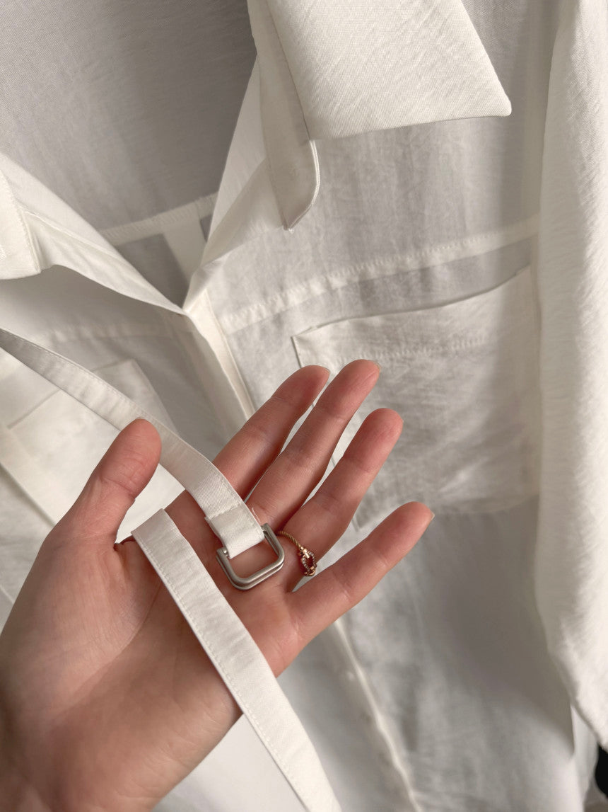 * Shirt Collar Dress