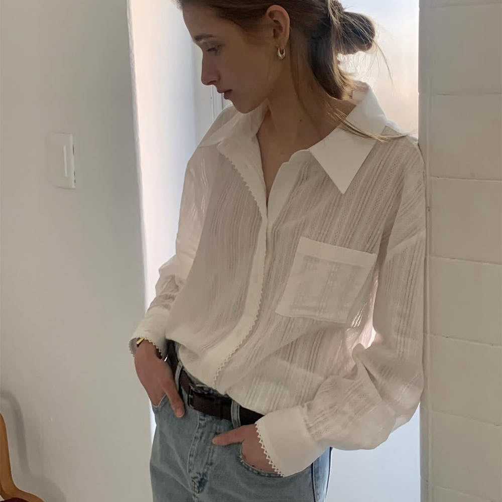 *Romantic Lace Shirt