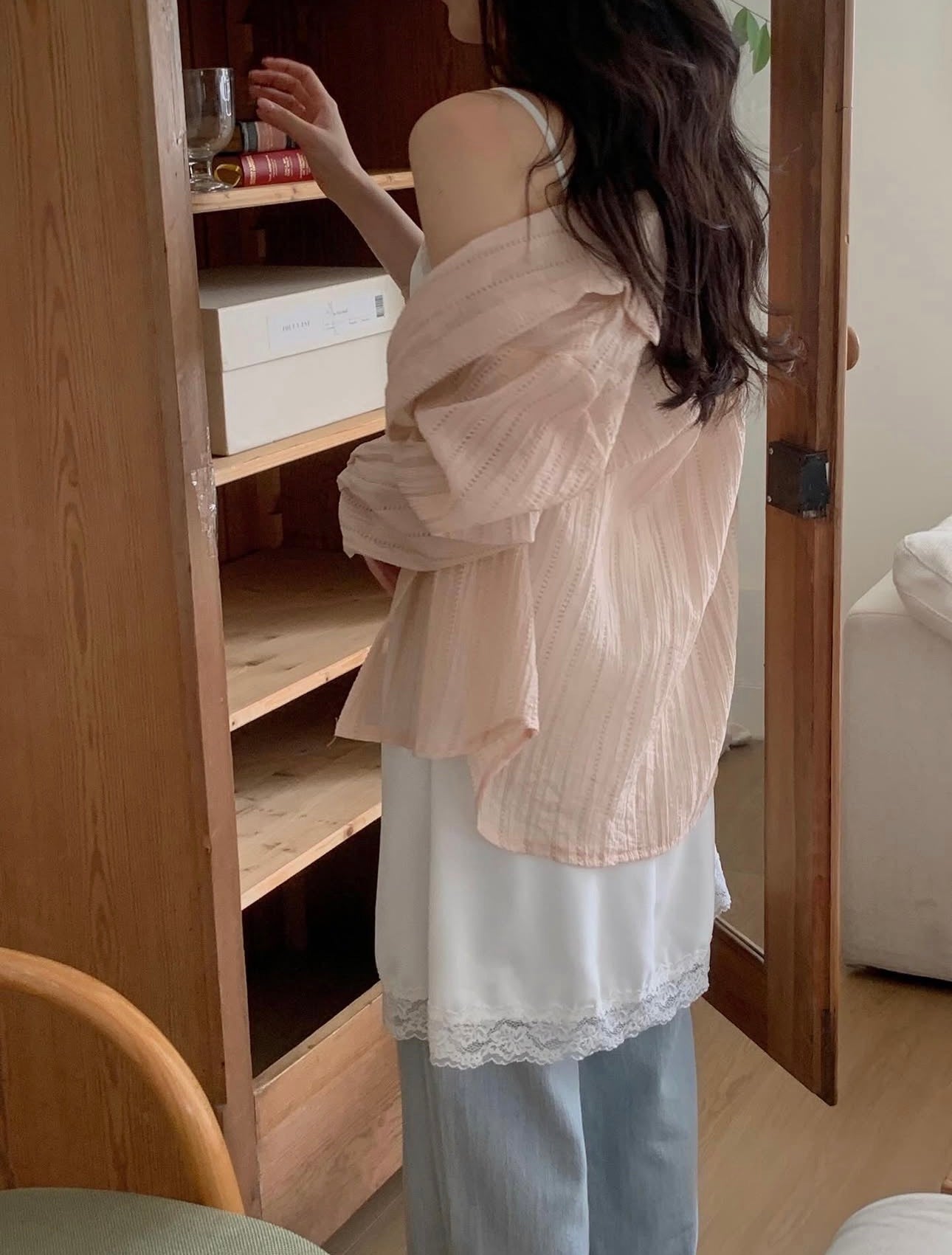 * Eyelet Lace Shirt