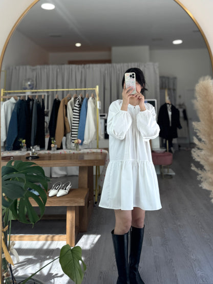 Leuin Pintuck Mini Dress(~10/8)
