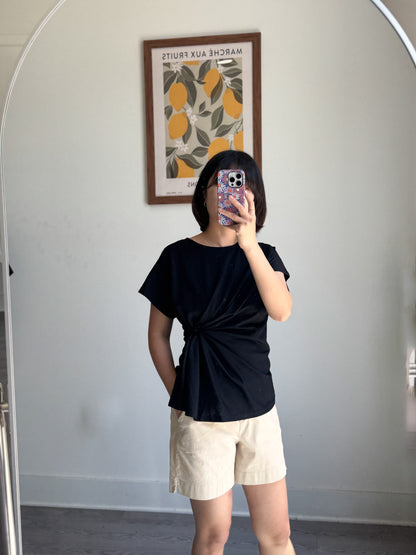 Twist Hem Tee - AdoreMeU