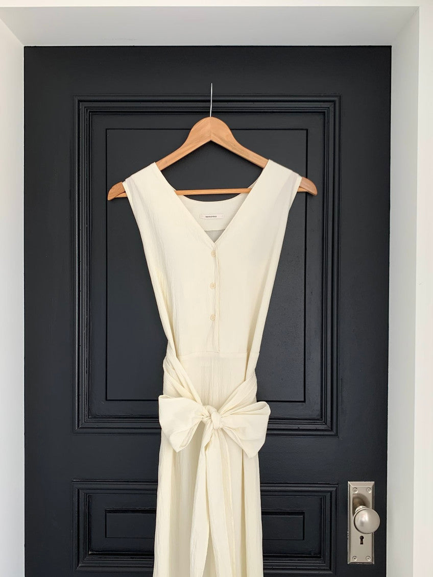 * Dove Sleeveless Maxi Dress