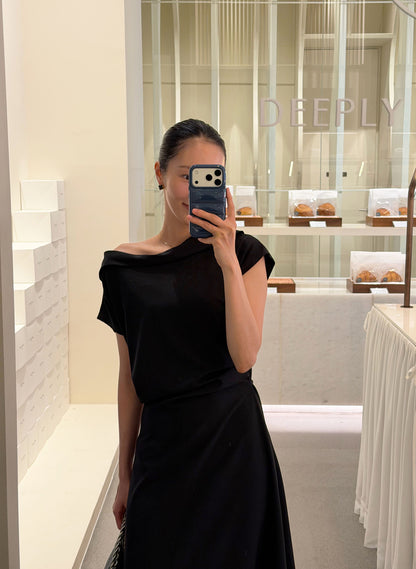 Boat Neck Dress