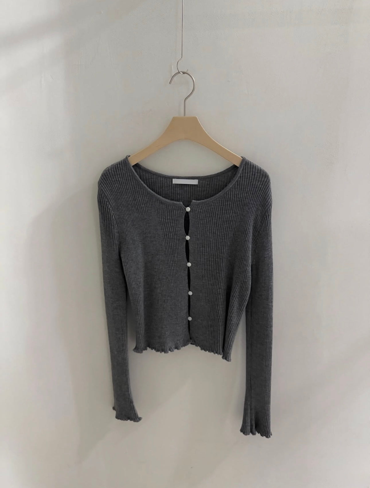 Frill Dive Knit Cardigan(~9/23)