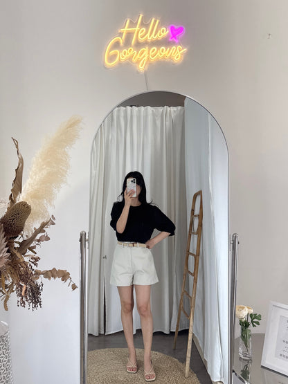 Soft Sleeve Knit Blouse