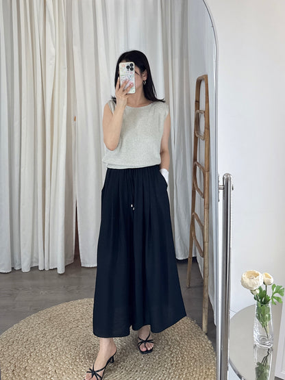 Wide Pintuck Pants(~7/4)