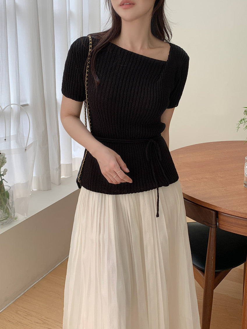 Boucle Short Sleeve Knit(~6/6)