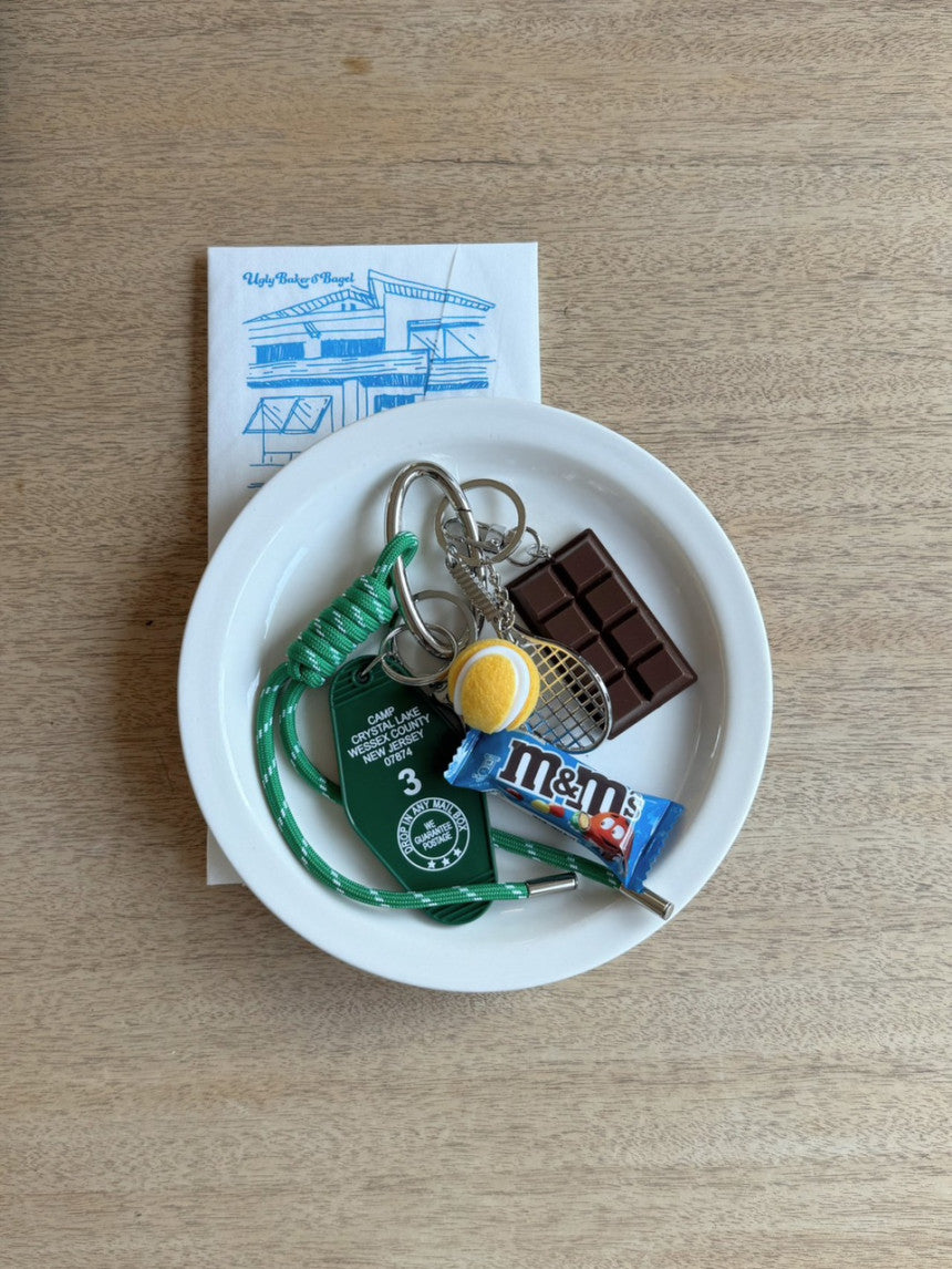 Tennis Chocolate Keyring