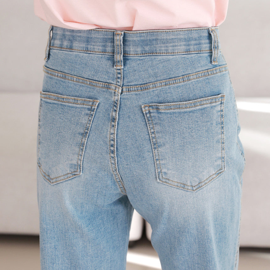*Light Wash Denim Pants