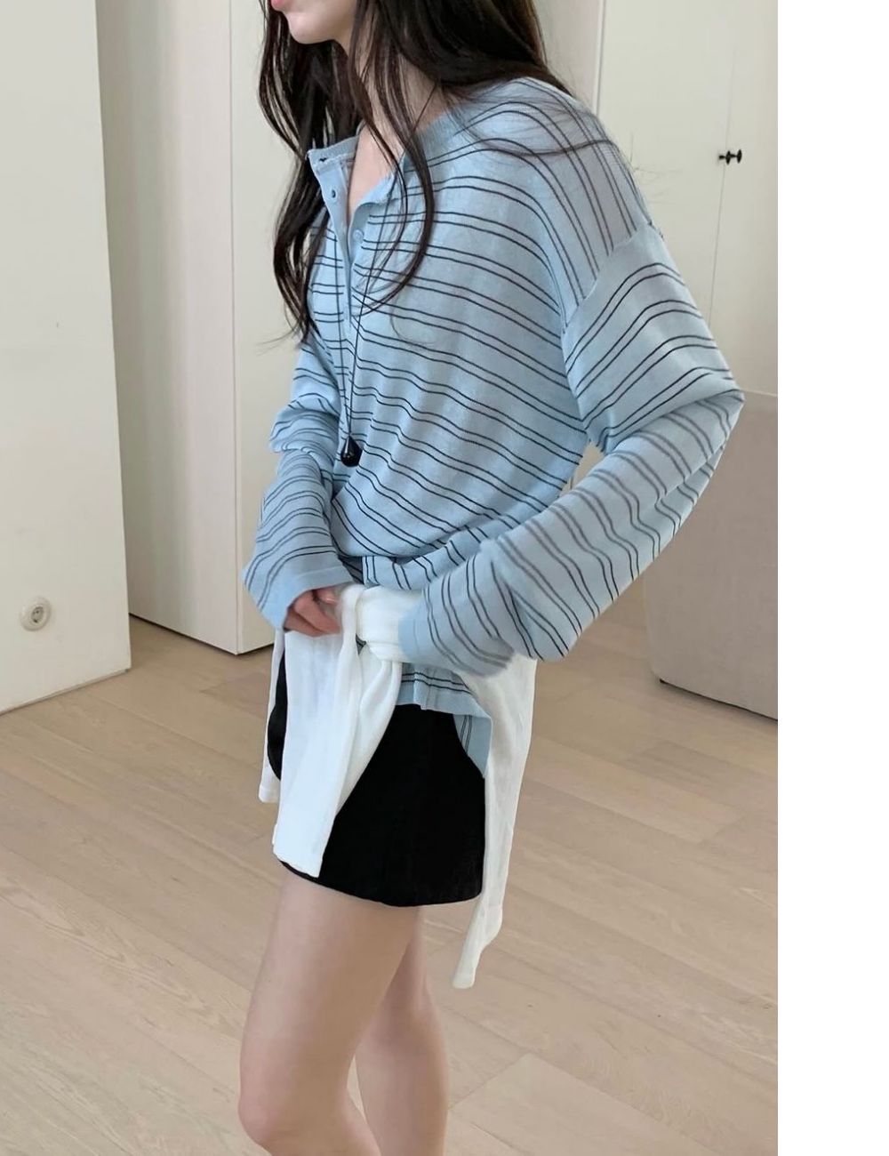 *  Breeze Stripe Summer Knit Top