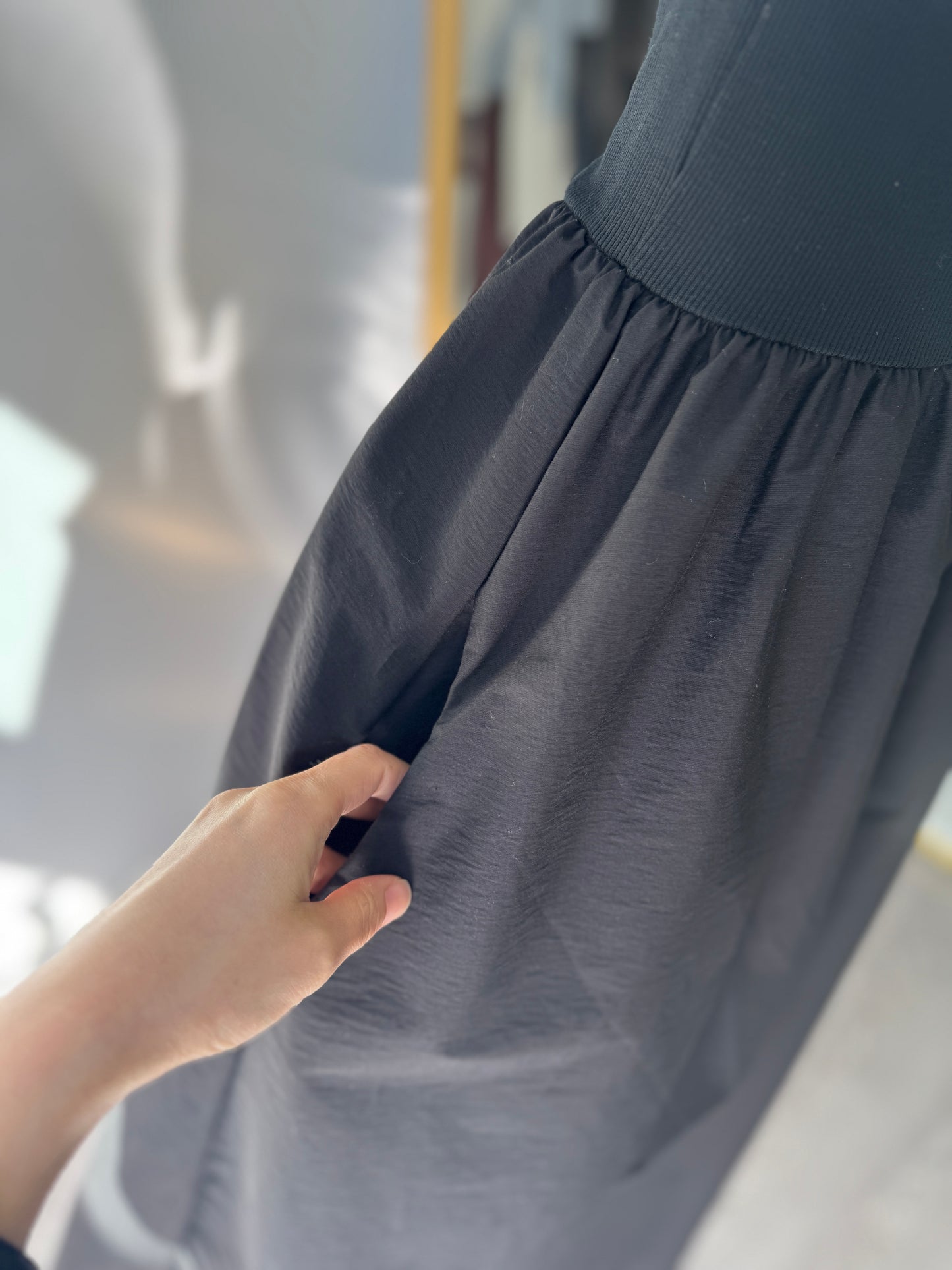 Padded Layered Dress