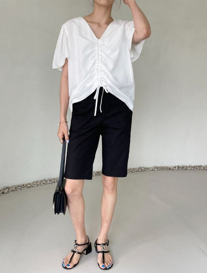 * Slim Fit Bermuda Shorts