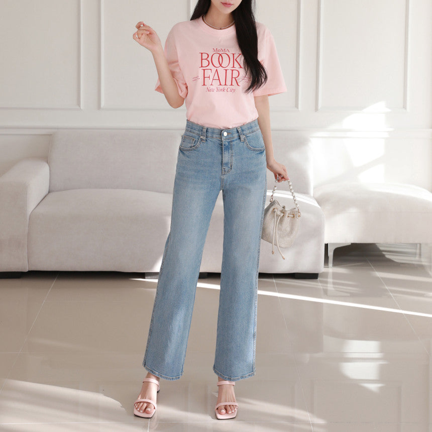 *Light Wash Denim Pants