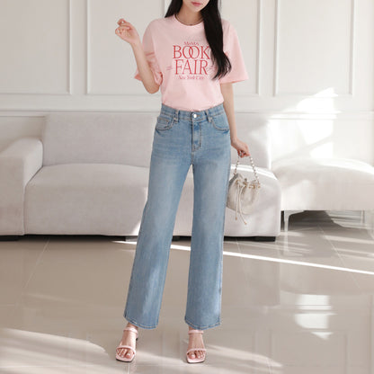 *Light Wash Denim Pants