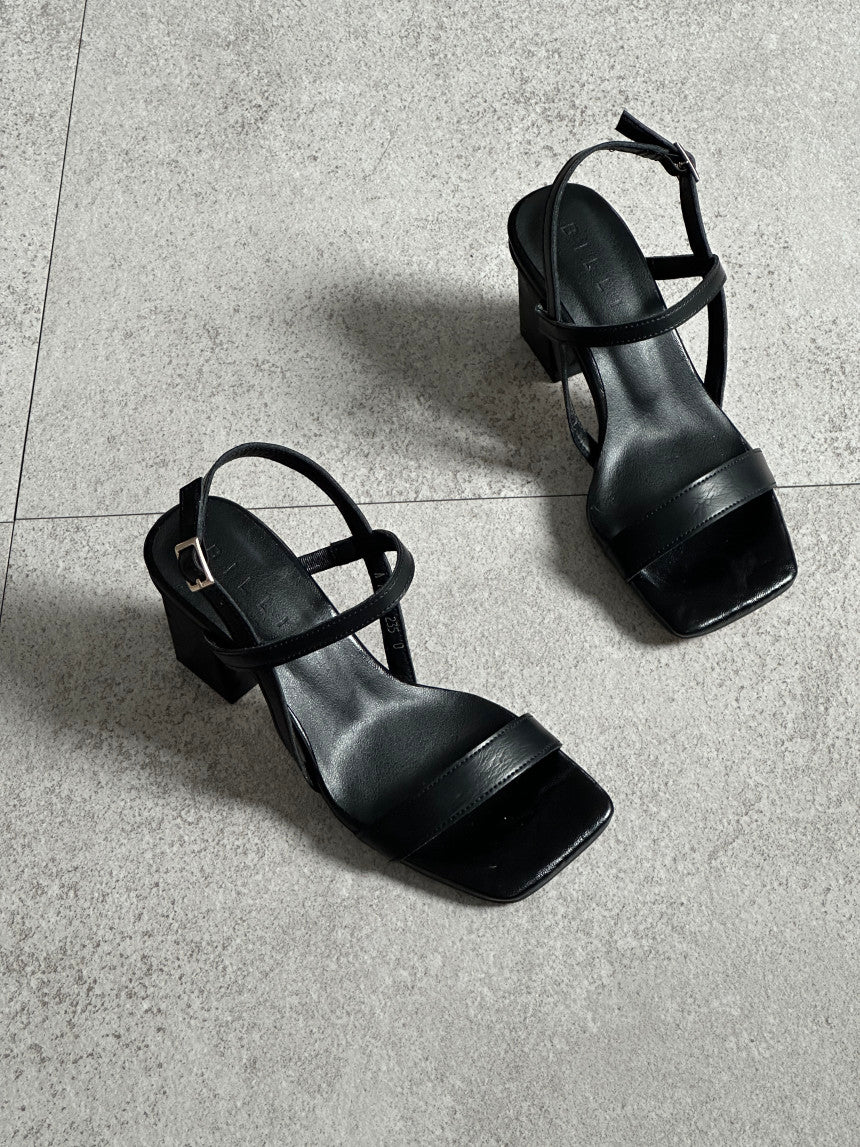 *Simple Strap Ankle Sandals (천연가죽)