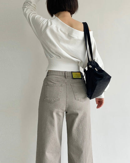 Banding Wide Cotton Pants (~9/5)