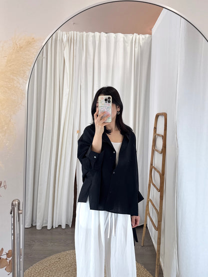 Back Strap Roll Up Shirt(~6/23)