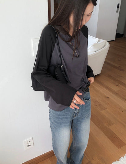 Contrast Raglan T-shirt(고윤정티)