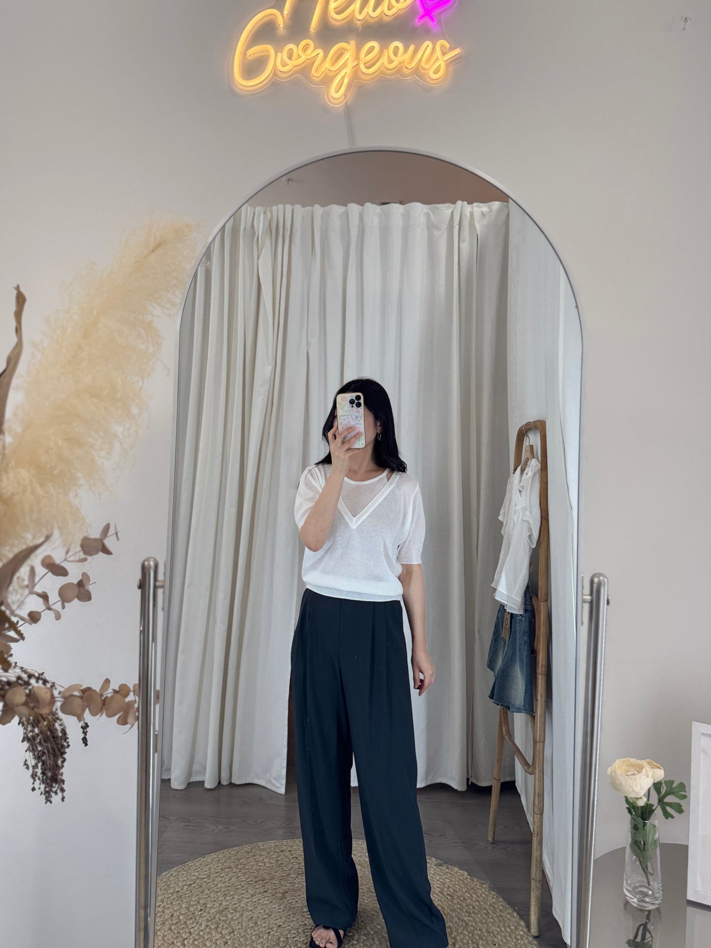 Layered Knit Top (~6/19)