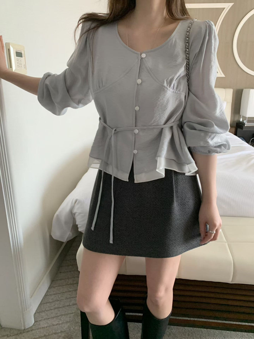 * Lumi Satin Blouse