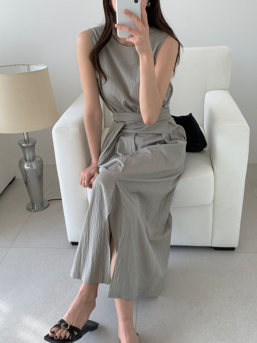 * Dove Sleeveless Maxi Dress