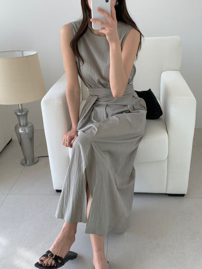* Dove Sleeveless Maxi Dress