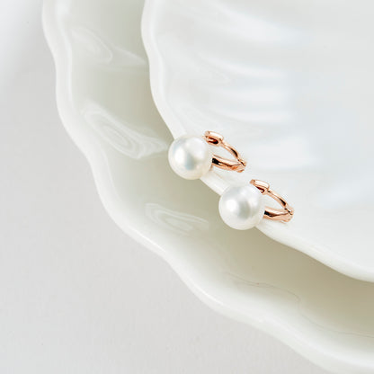 Pearl Ring Earring 14K - AdoreMeU