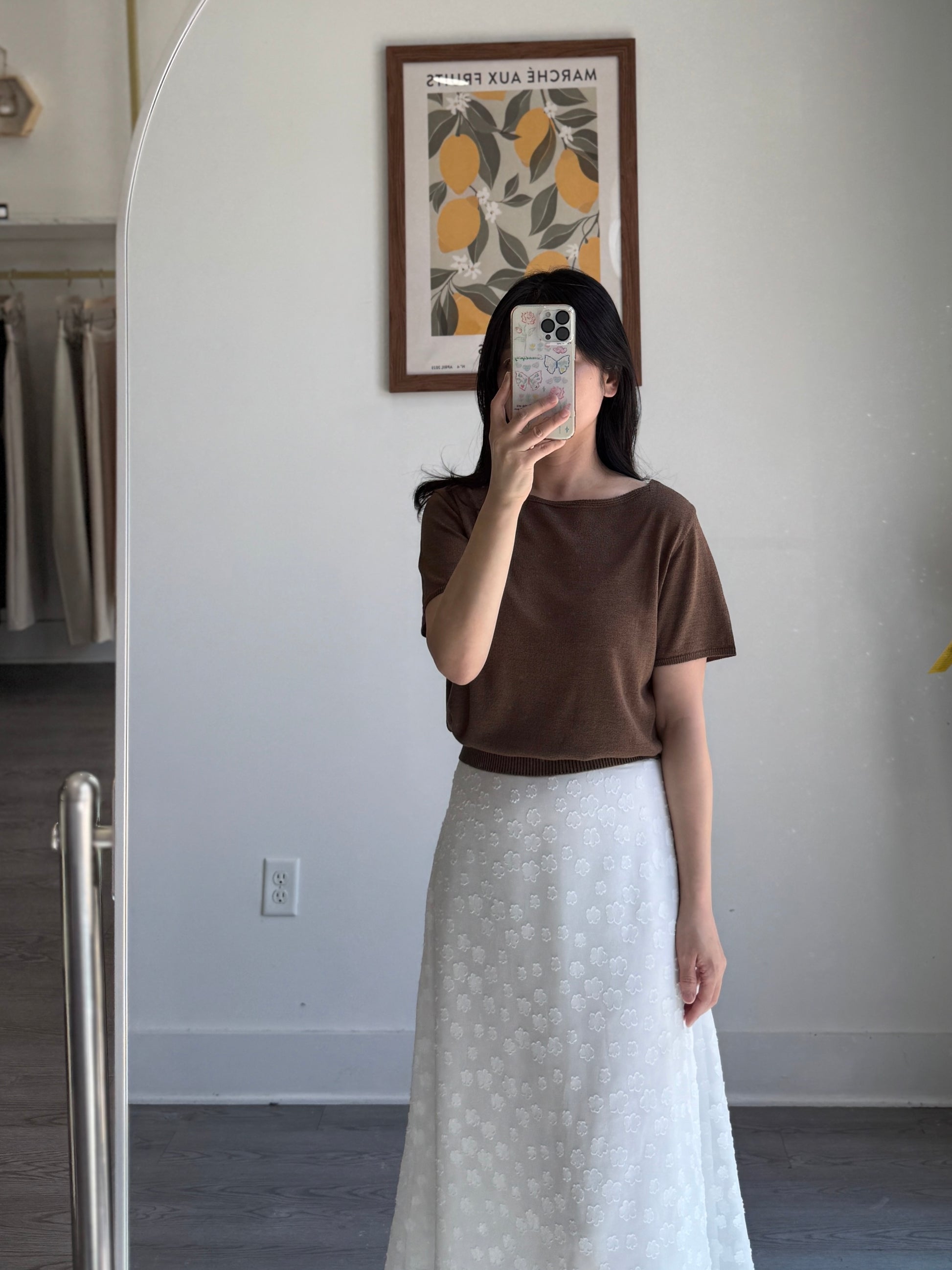 Roy Boatneck Knit Top(~9/1) - AdoreMeU
