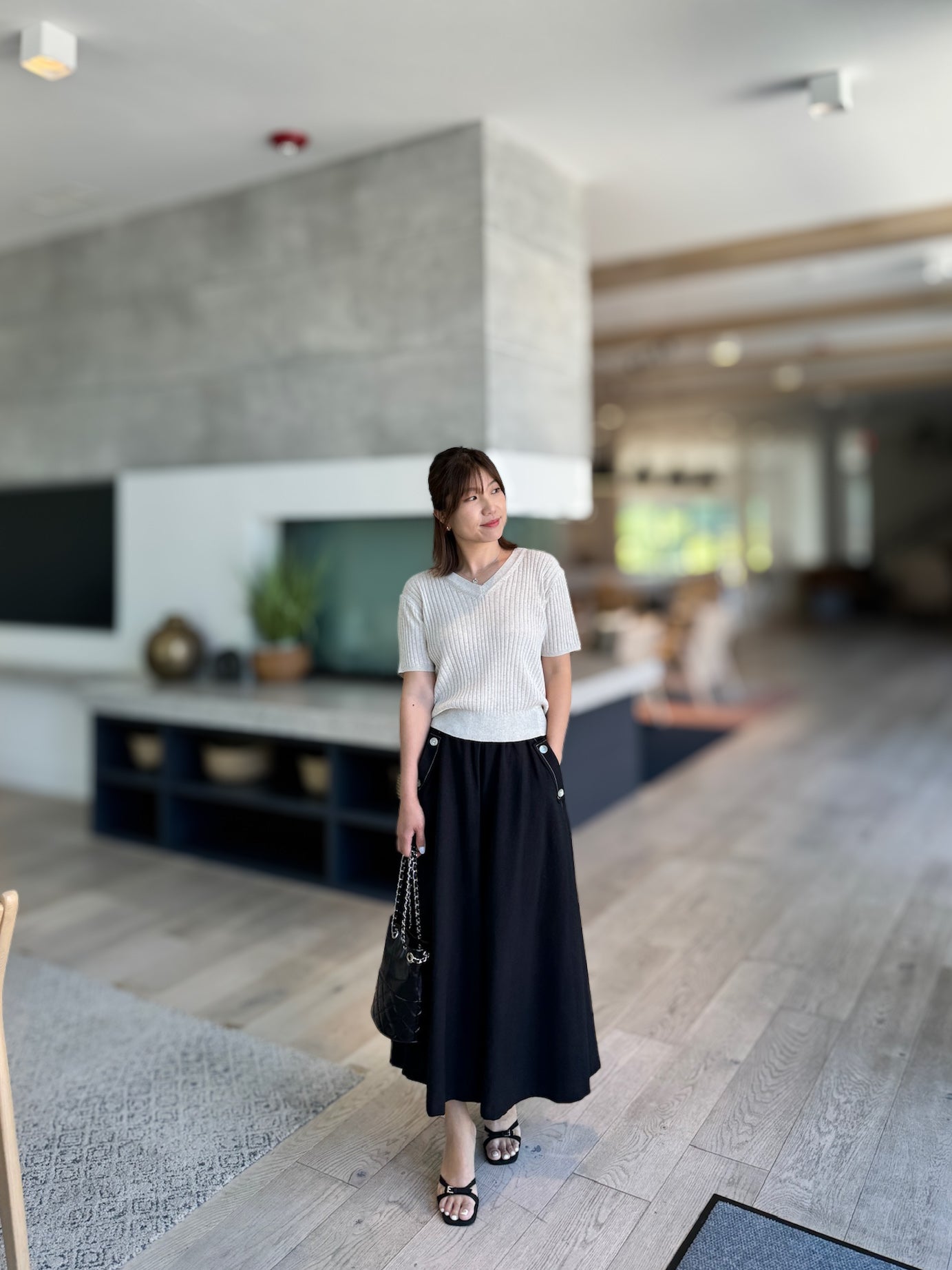 Linen Skirt Pants