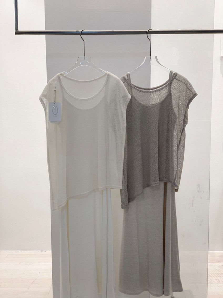 Soft Mesh Slip Dress Set (~7/24)