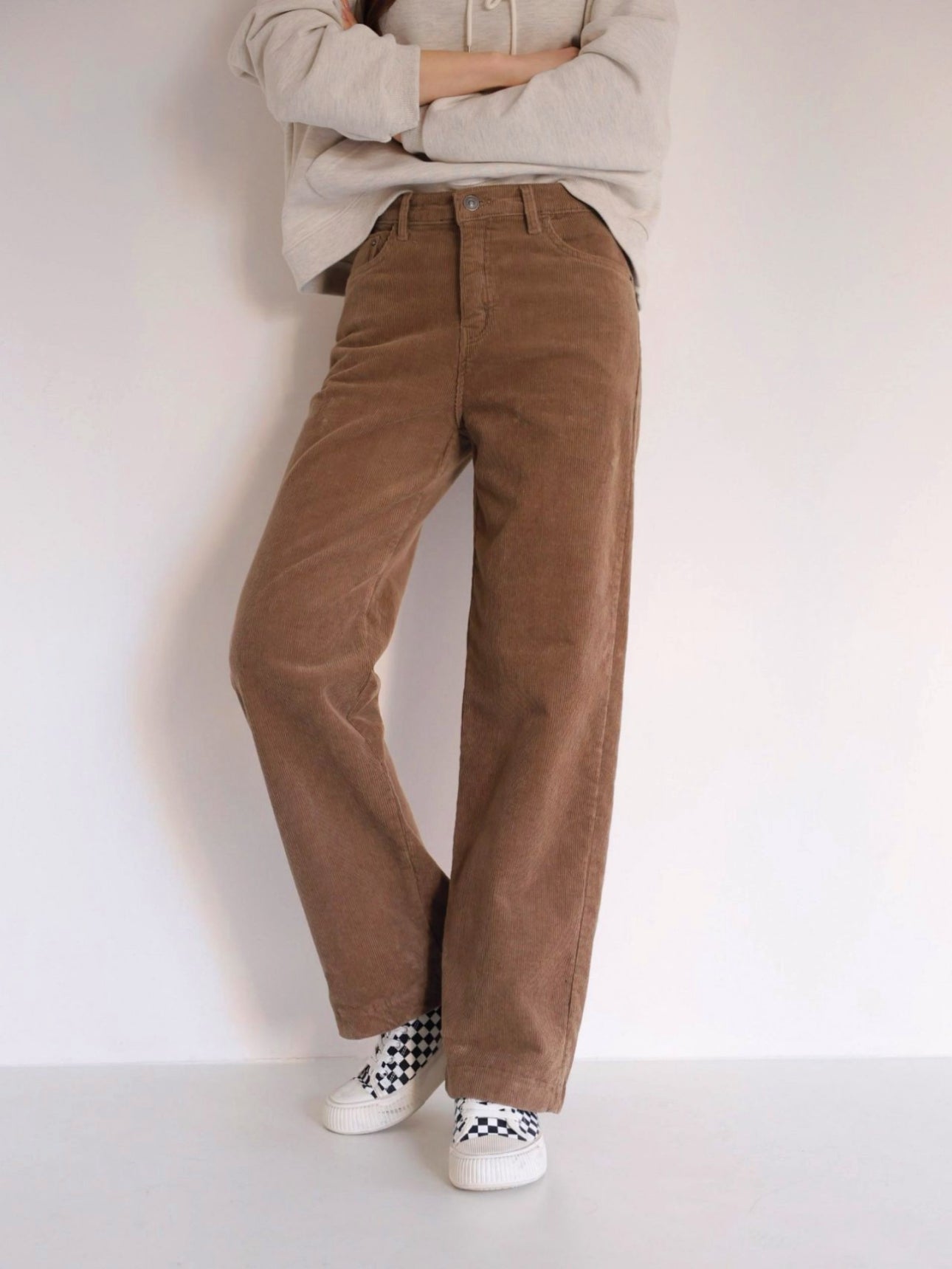 Semi Wide Corduroy Pants