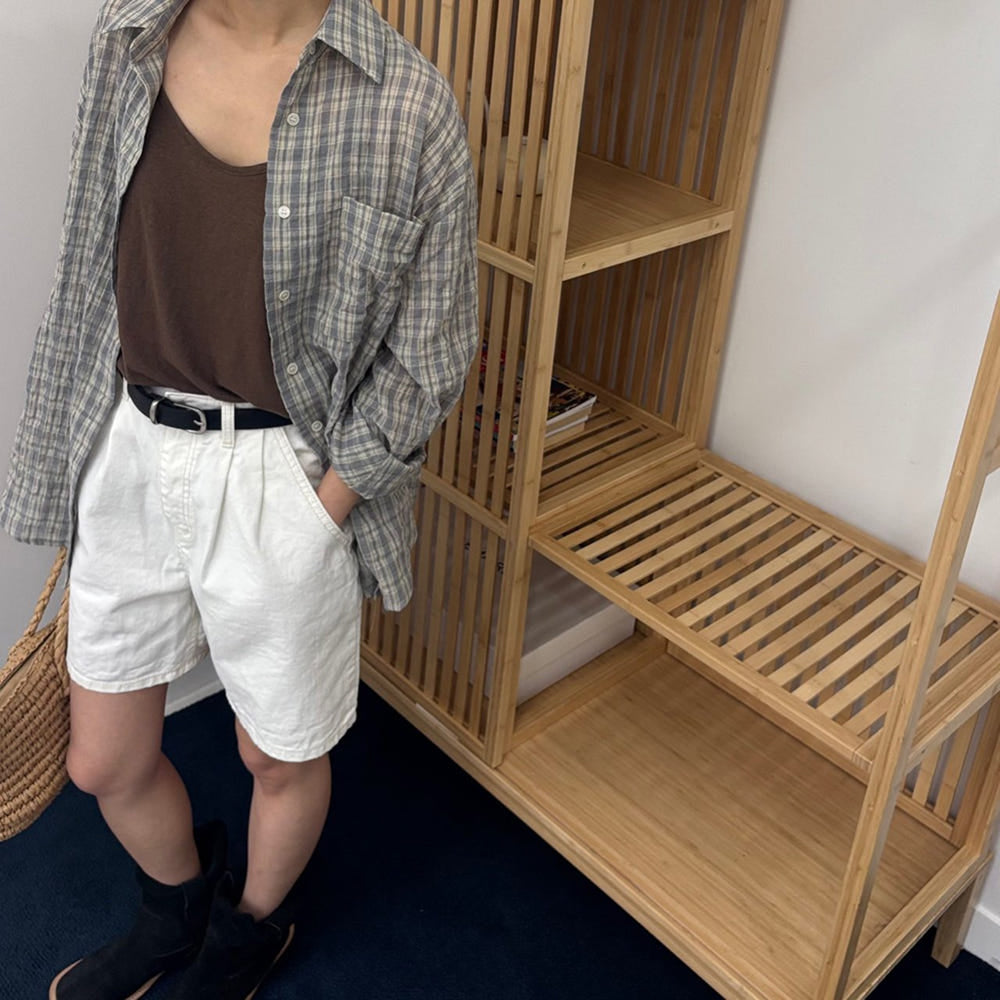 * Daily Oversized Check Shirt