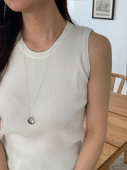 Sand U Neck Knit Tanktop(~7/29)