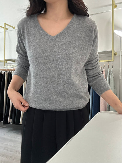 Soft V Cash Knit