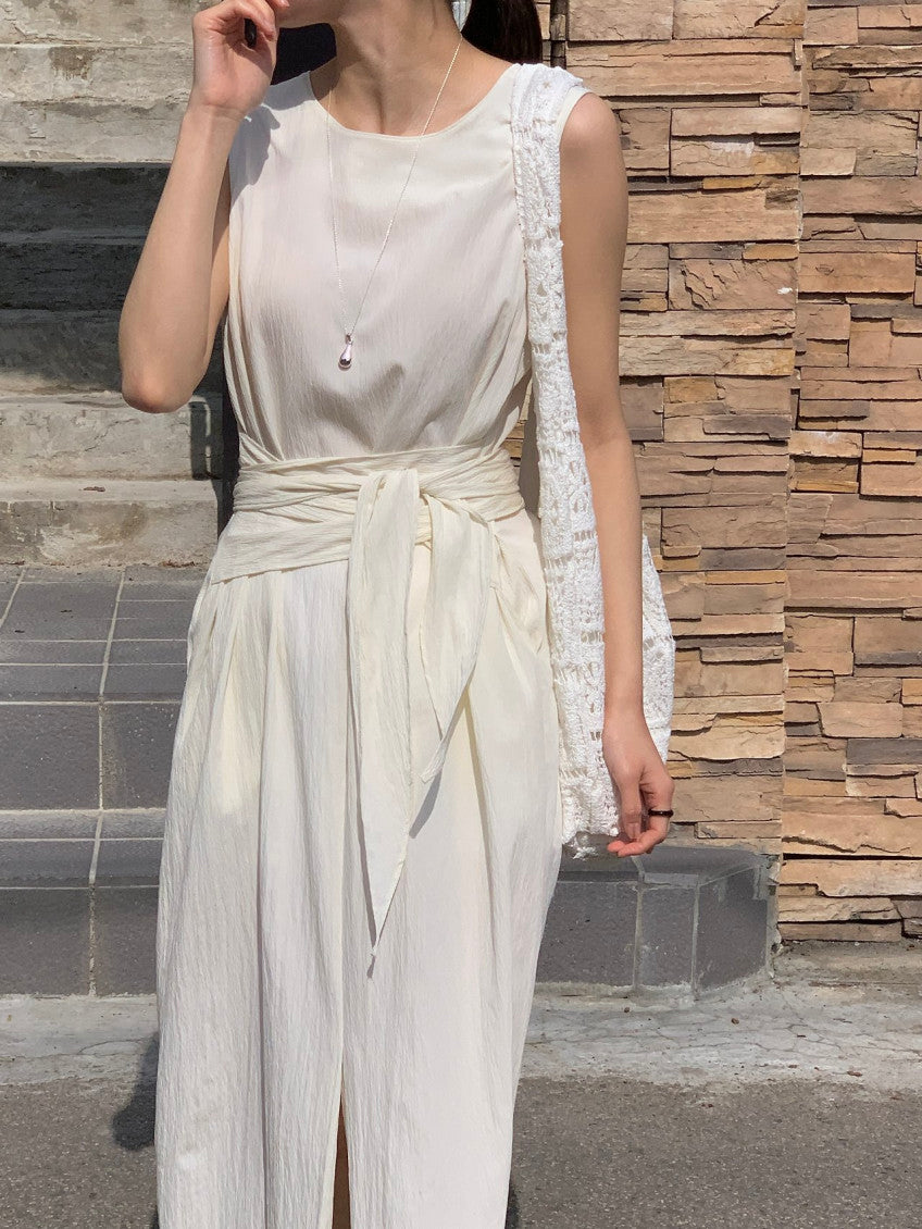 * Dove Sleeveless Maxi Dress