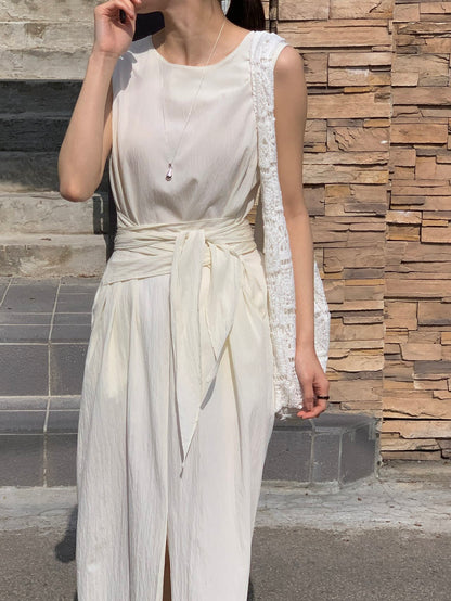 * Dove Sleeveless Maxi Dress