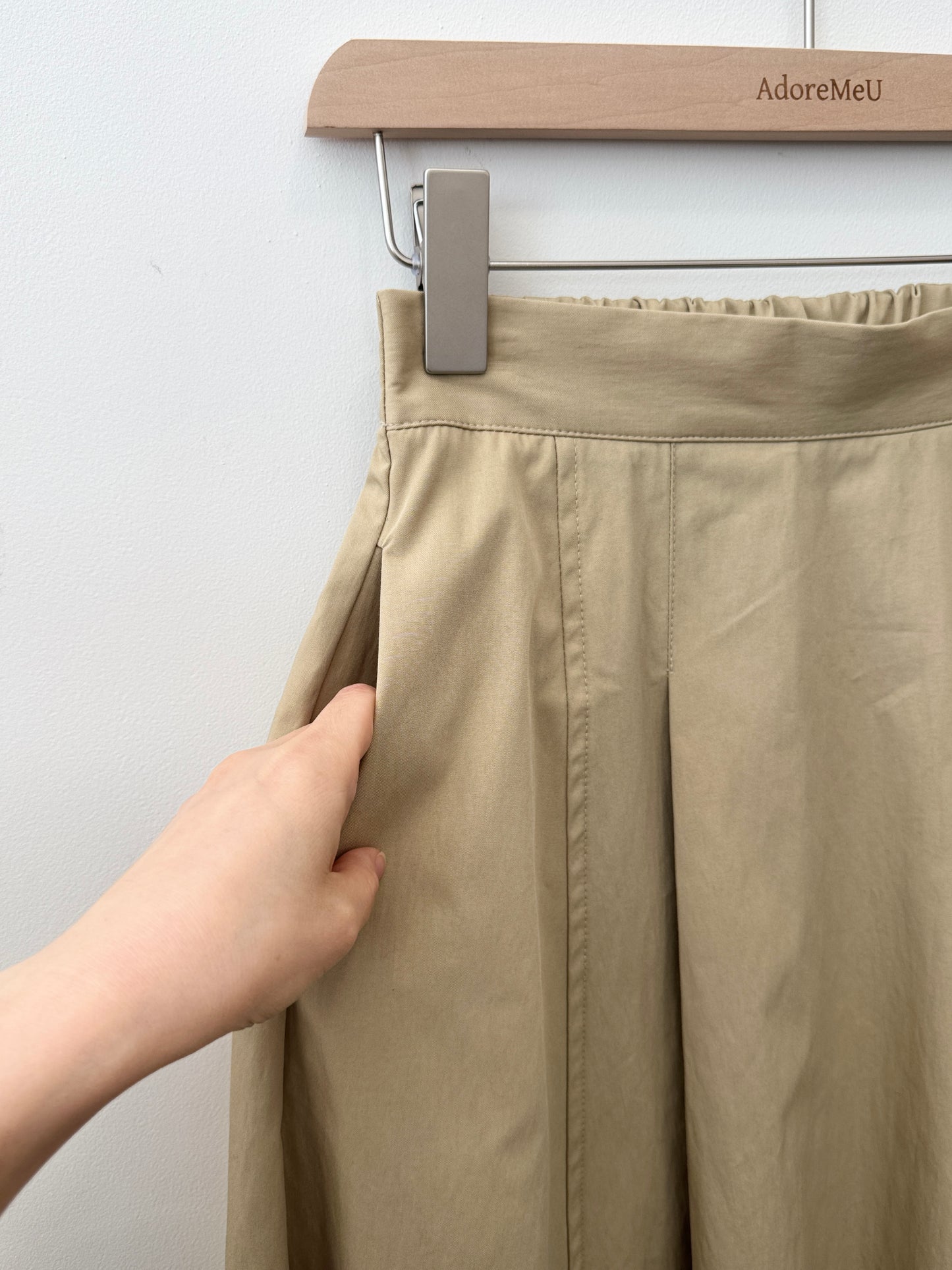 Pintuck A line Skirt
