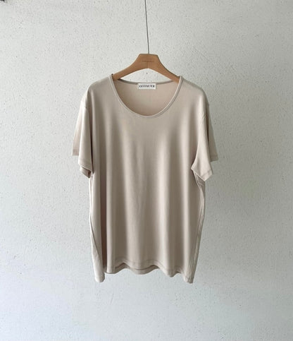 U Neck Overfit Tee