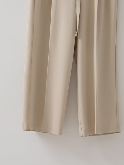 Hug Belt Wide Slacks - AdoreMeU